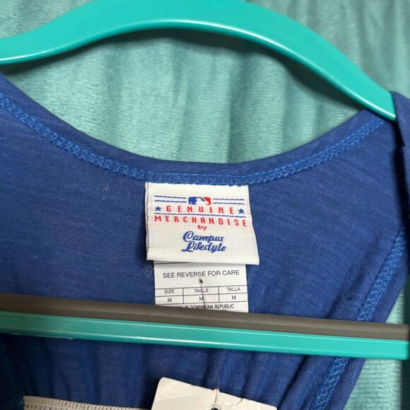 Campus Lifestyle NWT MLB LA Dodgers Blue Racerback Tank Top Medium - Picture 3 of 8